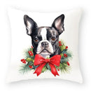 Christmas Cartoon Animal Printed Pillowcase by Ljojo: Decorative Throw Cover for Sofa, Living Room, Cushion