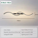 Ljojo LED Strip Wall Sconce Remote Control Bedroom Living Room Home Decor