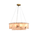 New Marble Pattern LED Chandelier Modern Suspension Lighting for Living Room by Ljojo
