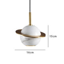 Ljojo Marble Pendant Lamp: Stylish Hanging Chandelier for Various Settings