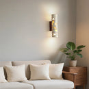 Ljojo LED Wall Lights for Home Dining Stair Bedroom Stone Wood Wabi Sabi Sconce