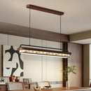 Ljojo Restaurant Pendant Light Tea Room Solid Wood Chandelier for Dining Table and Bar Desk