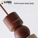 Wabi-Sabi Travertine LED Pendant Light Japanese Vintage E27 Hanging Lighting by Ljojo