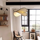 French Cream Style Chandelier Nordic Dining Room Living Room Pendant Lighting Bedroom Japanese Medieval Art Petal Hanging Lamp by Ljojo.