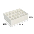 Ljojo™ Socks Underwear Organizer: Washable Drawer Storage Box for Lingerie, Bras, Socks, Leggings