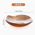 Ljojo Melon Seed Fruit Plate Glass Plate | Modern Living Room Creative Snack Plate