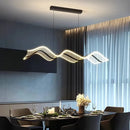 Ljojo Modern Art Ribbon Pendant Light for Dining Room