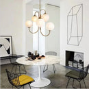 Ljojo Modern Round Metal LED Pendant Light | Nordic Stylish Home Decoration Chandeliers