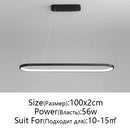 Ljojo Modern LED Pendant Light for Living Room | Minimalist Chandelier Dining Bedroom Lighting