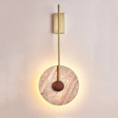 Ljojo Luxury Marble Wall Lamp Golden Copper Sunset Home Decor