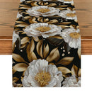 Ljojo 3D Effect Floral Table Runner for Farmhouse Dining Decor