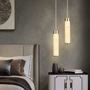 Marble Pendant Lamps Small Copper Chandeliers: Elegant Lighting for Bedroom and Living Room by Ljojo