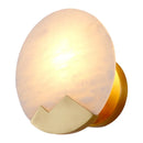 Ljojo Marble Wall Lights Copper Finish E14 Bulb Sconce 110-240V