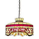 52CM European Style Stained Glass Chandelier - Swensens Ice Cream Restaurant Lighting - E27 Large Bulb