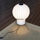Ljojo Medieval Silk Floor Lamp - Minimalist Wabi Sabi Style French Living Room Retro Cream Bedroom