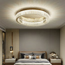 Ljojo Crystal Ceiling Lamp Ring Chandelier Modern Living Room Bedroom Lighting Fixtures