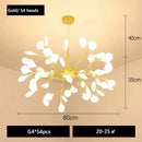 Ljojo LED Firefly Pendant Light: Modern Romantic Hanging Light Fixture