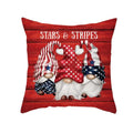 Ljojo LOVE USA Patriotic Letters Decorative Cushion Cover - Cartoon Style Home Decor Pillowcase