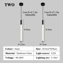 Nordic Minimalist LED Chandelier for Rotating Staircase - Luxury Villa Pendant Light by Ljojo