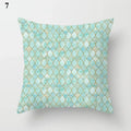 Ljojo Mint Green Blue Geometric Cushion Cover Modern Home Decor