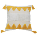 Chenille Tufted Boho Pillow Case with Tassels - Ljojo Brand