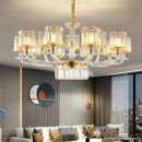 Ljojo Luxury Crystal Glass Pendant Lamp for Living Room, Dining Room, and Bedroom