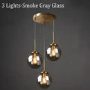 Italian Designer Glass Ball Chandelier: LED Ceiling Lamp by Ljojo for Dining & Living Room Lighting