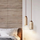 Ljojo Huangdong Stone Wabiji Style Bedside Chandelier for Home Decor and Hospitality Settings