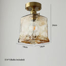 Gold LED Glass Hanging Chandelier - European High-end Ceiling Decor by Ljojo