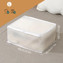 Ljojo™ Quilt Blanket Storage Bag: Folding Duvet Organizer for Closet or Under-Bed.