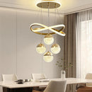 Ljojo Modern Acrylic Crystal Children Chandelier Pendant Lamp for Home Decor LED Indoor Lighting