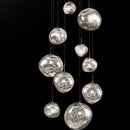 Ljojo LED Pendant Chandeliers for Modern Staircase Living Room Decor