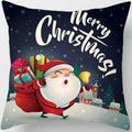 Christmas Elk Print Pillowcase 45x45cm for Sofa, Car, Bedroom, Living Room by Ljojo