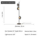 Ljojo Luxury Glass Floor Lamp for Elegant Living Space