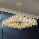 Italian Luxury Crystal Chandelier | Modern LED Dining Room Light Fixture by Ljojo