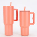 Ljojo 30oz Stainless Steel Tumbler with Handle, Lid, Straw - Leak Proof, Vacuum Insulated