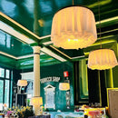 Ljojo Minimalist White Fabric Pendant Lamp | Wabi Sabi LED Indoor Lighting Fixtures