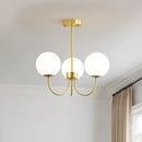 Nordic Glass Pendant Light Chandelier for Living Room by Ljojo