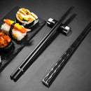 Ljojo Metal Chopsticks Set: Japanese & Chinese Sushi Alloy Non-slip Reusable Sticks