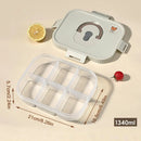 Ljojo Refrigerator Fresh-keeping Box 3/4/6 Grids Onion Garlic Pepper Storage Organizer