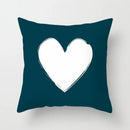 Ljojo Love Heart Cushion Cover for Living Room Sofa Valentine's Day Home Decor