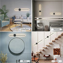Ljojo 50CM Rechargeable LED Wall Lamp with Removable Sconces for Bedroom and Living Room