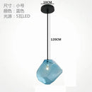 Ljojo Classic Iron/Glass Pendant Lights - Modern E27 Indoor Bedroom Decor Fixtures
