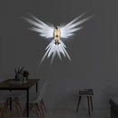 Eagle Owl Light Projection 3D Printed Night Light LED Wall Lamp by Ljojo