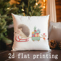 Christmas-inspired Ljojo Pillowcases for Home Decor, Sofa, Bedroom, Car - Patterned Cushion Cover