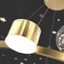 LED Iron Glass Chandelier Modern Creative Art Decor Home Lighting Fixtures Ljojo