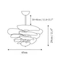 Lotus Leaf LED Ceiling Chandelier - Modern Dinning Lighting Fixtures by Ljojo
