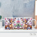 3D Deer Print Coffee Mug Collection by Ljojo - 11oz Creative Cup 4 Designs