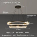 Ljojo Minimalist Ceiling Ring Chandelier Pendant Light for Dining & Living Room
