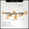 Ljojo Magic Beans Chandelier: Modern Dining Room Pendant Light for Home Decor